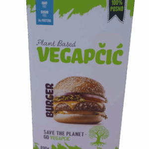Vegapčić Burger Kutija Prednja Strana